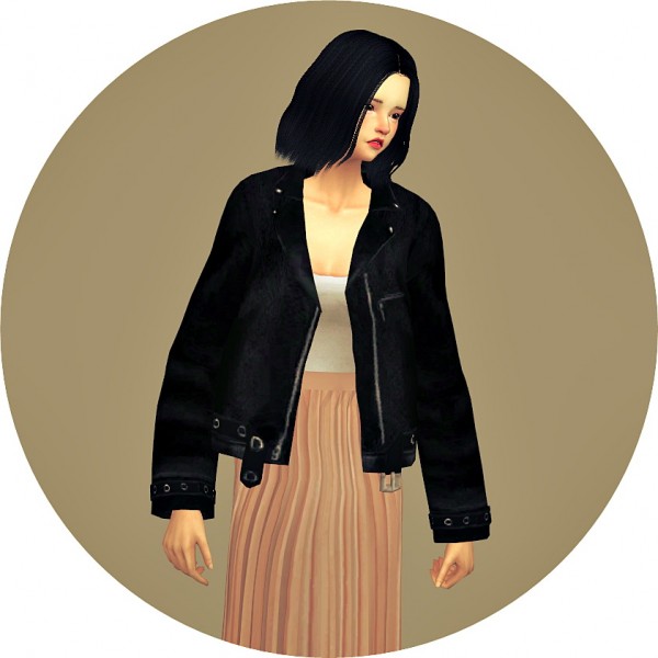 Sims 4 Leather Jacket Female CC