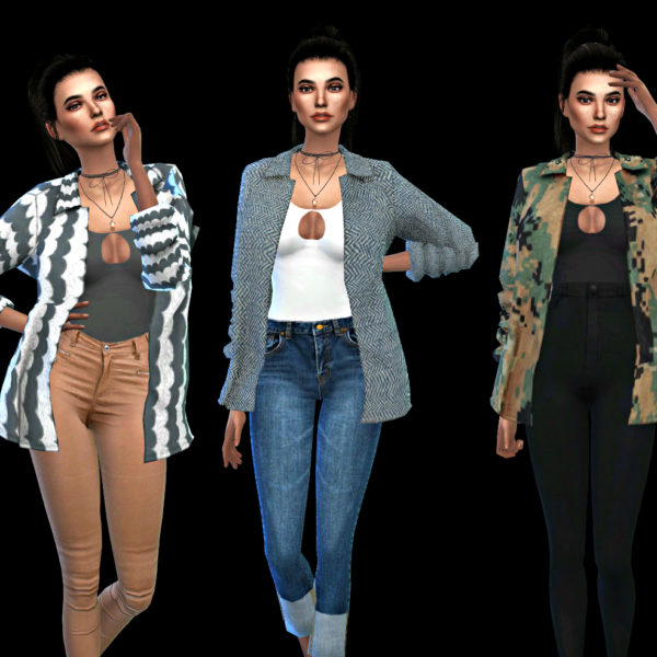 Sims 4 Fringe Jacket