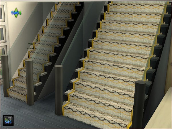 Arte Della Vita: Single and double stair case carpets • Sims 4 Downloads