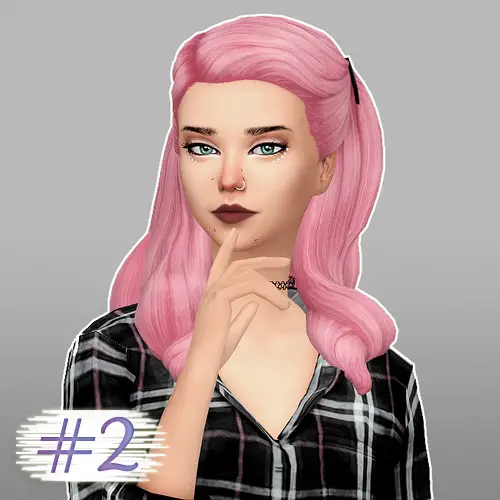 Whoohoosimblr: Dine Out game pack - hair recolored - Sims 4 Hairs