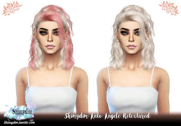 Sims 4 CC Anto Hair Recolor