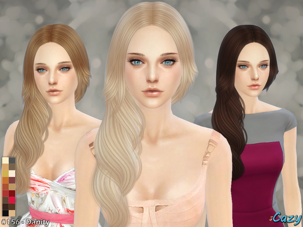 Danity Hair by Cazy at TSR » Sims 4 Updates