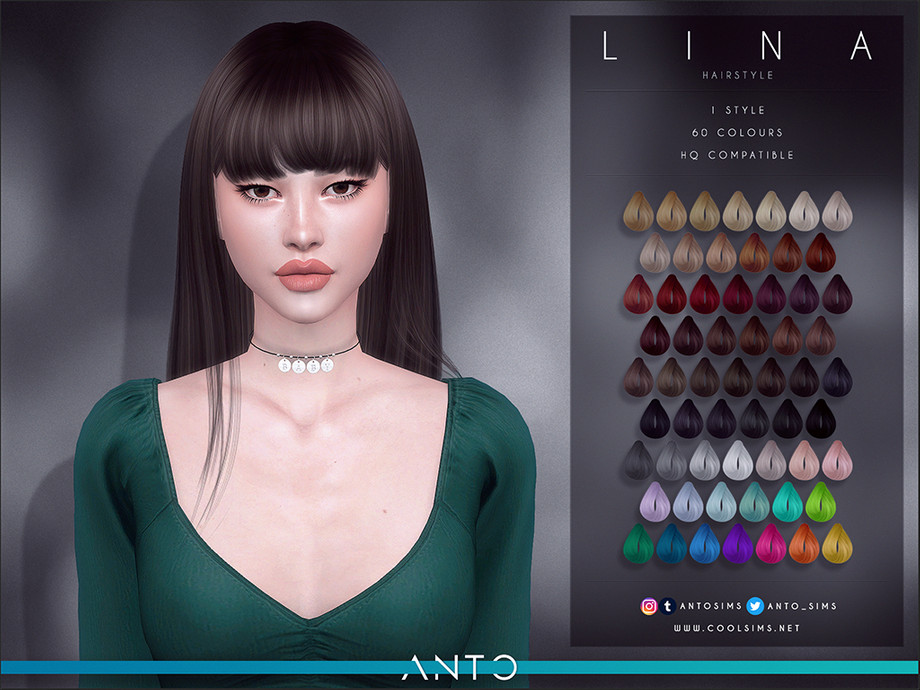 Sims 4 long hair fringe cc - hoppervsa