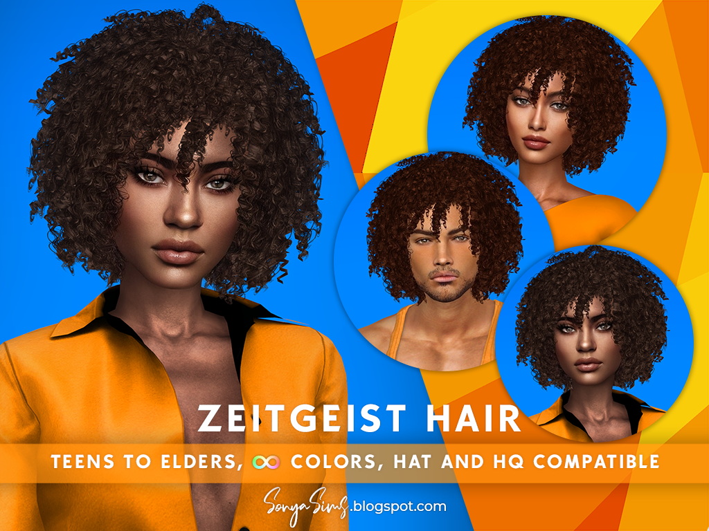 Sims 4 Afro Curly Hair