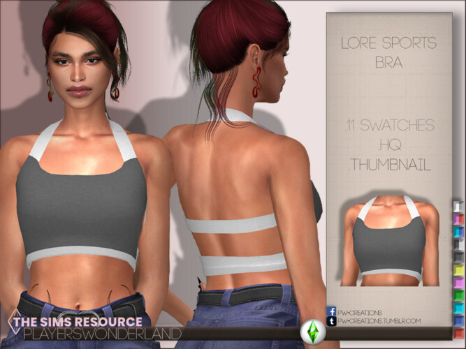 Lore Sports Bra By Playerswonderland