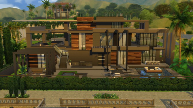 Super Modern Mansion by plumbobkingdom at Mod The Sims 4 » Sims 4 Updates