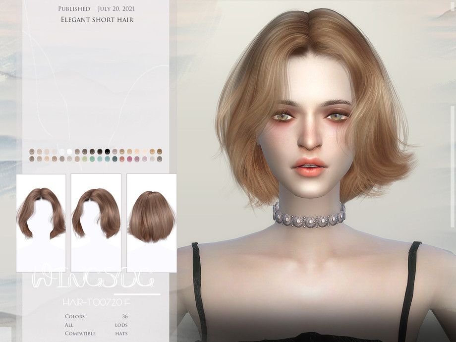 Wings Tz0412 Hair By Wingssims At Tsr Sims 4 Updates - Vrogue