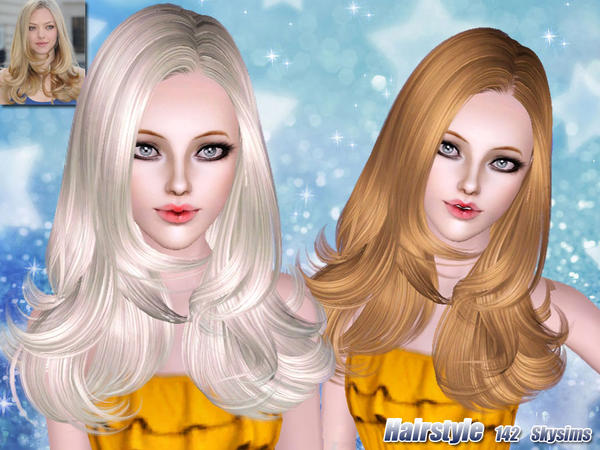 Voluminous waves hairstyle 142 by Skysims - Sims 3 Hairs