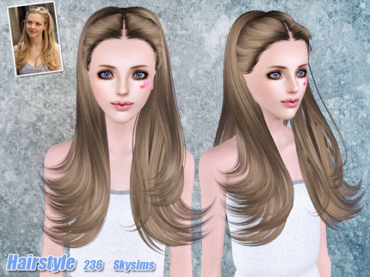 Glasses hairstyles 236 by Skysims - Sims 3 Hairs