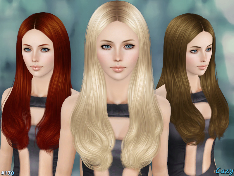 Jodie hairstyle by Cazy for TS3 by The Sims Resource - Sims 3 Hairs