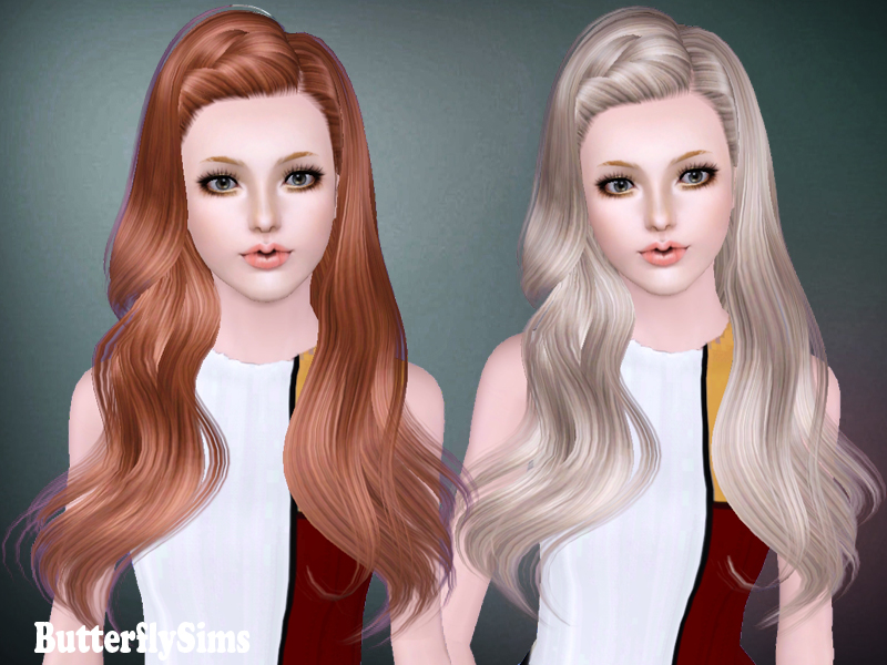 Hair 144 by Butterfly Sims - Sims 3 Hairs