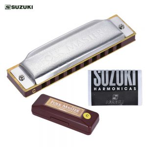 Suzuki 1072-C Folk Master 10-Hole Harmonica