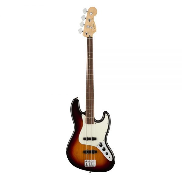 Fender Player Jazz Bass Guitar, Pau Ferro FB, 3-Tone Sunburst