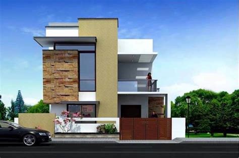 inspirasi desain rumah batu alam minimalis modern