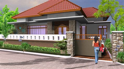 gambar pagar batu alam rumah minimalis terbaru