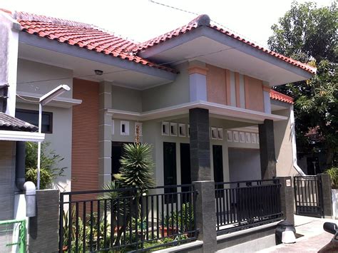 teras rumah minimalis batu alam tampak natural