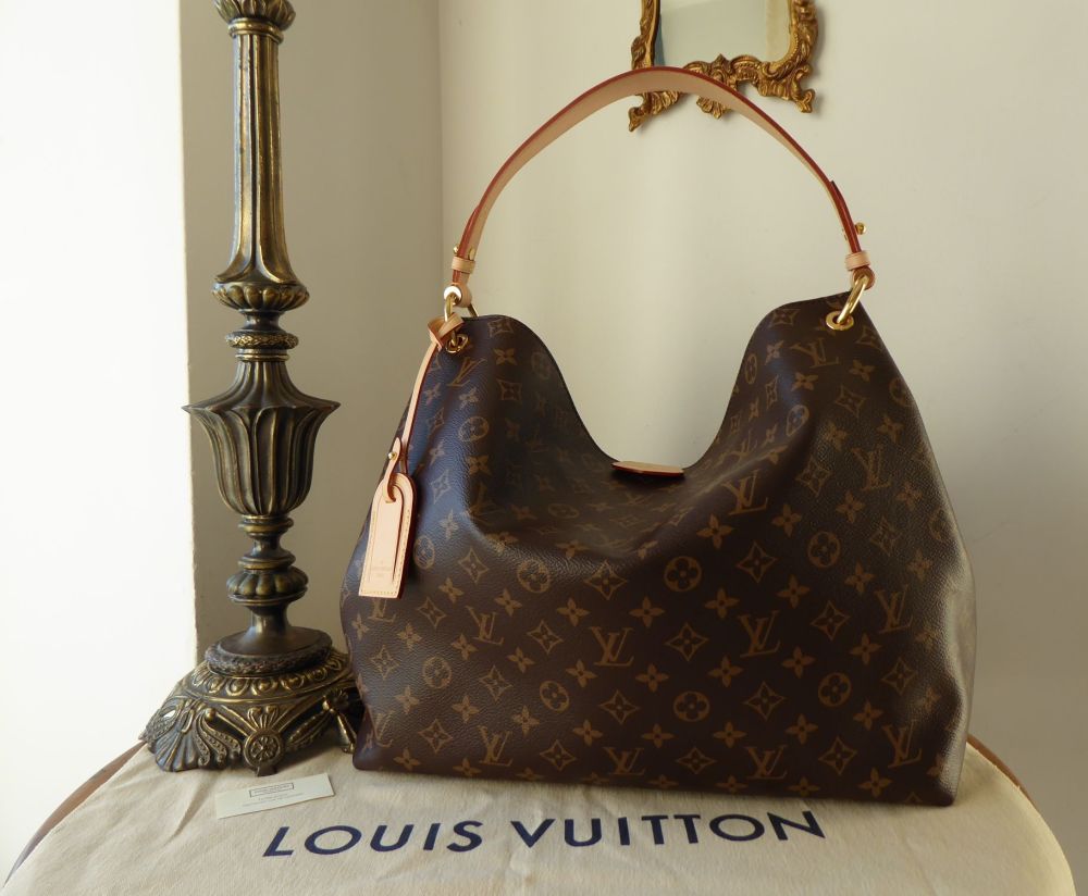 Louis Vuitton Graceful MM in Monogram Beige