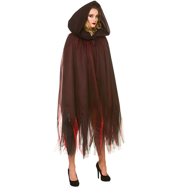 Deluxe Layered Hooded Cape