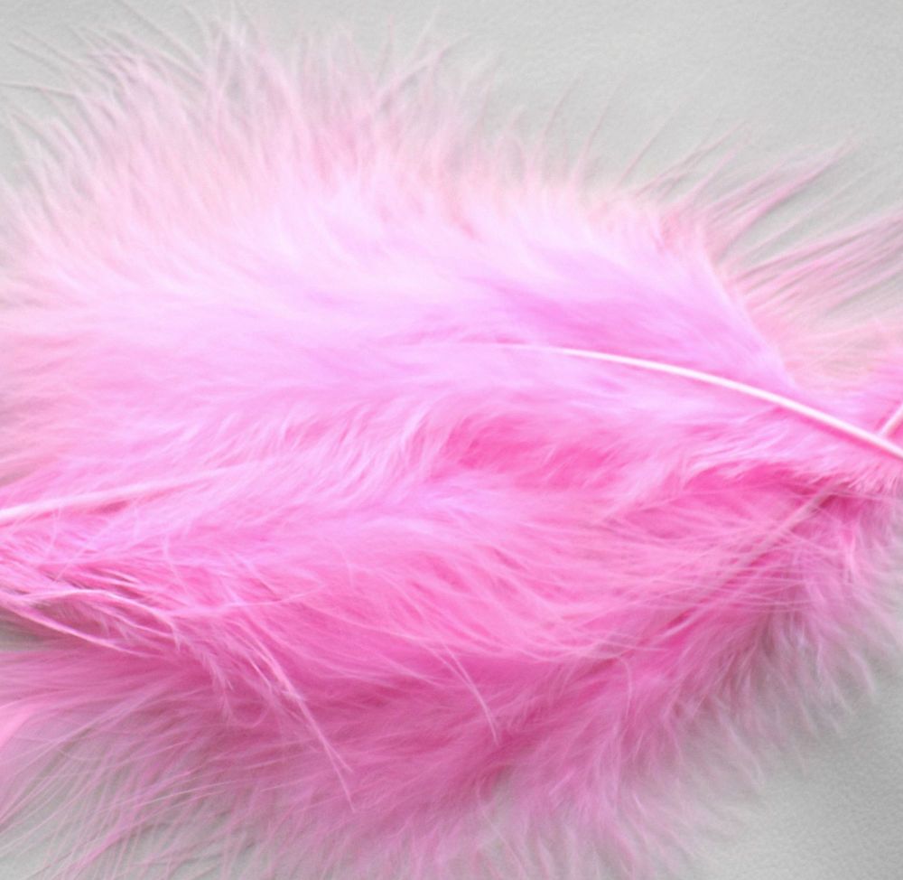 Candy Pink Large Marabou Feathers