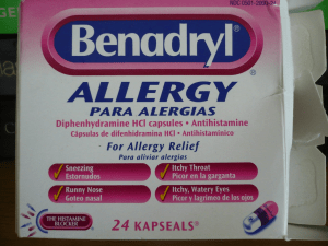 A box of Benadryl.