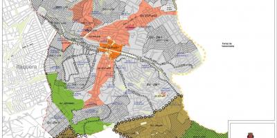 Mapa Guaianases São Paulo - záber pôdy