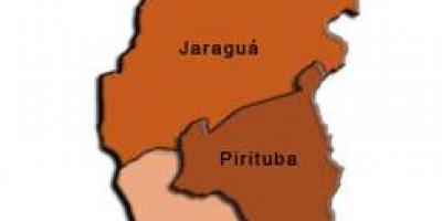 Mapa Pirituba-Jaraguá sub-prefektúra