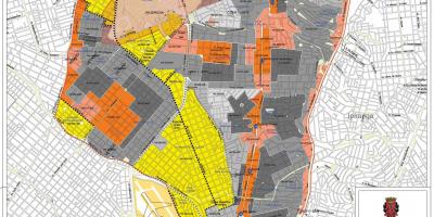 Mapa Vila Mariana São Paulo - záber pôdy