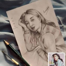 Sketsa Realis Hitam Putih Noer Hanifah Suganda 5