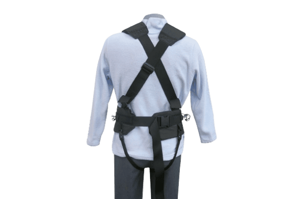 Back view of the SkiPulk Expedition Harness