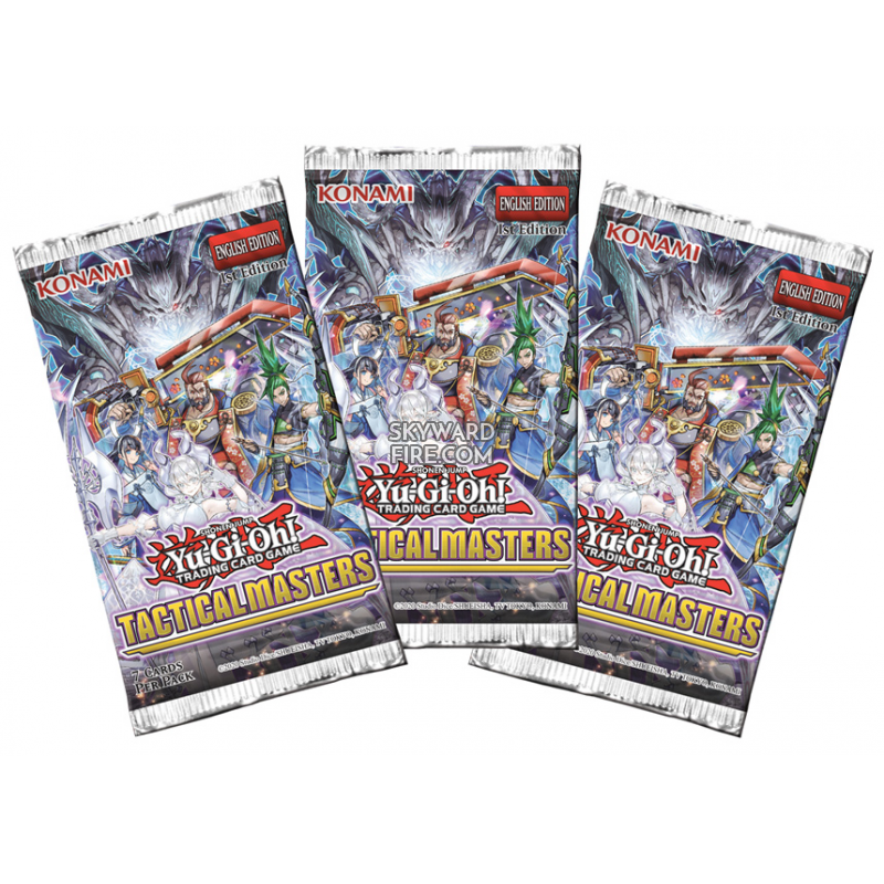 Tactical Masters 3 Booster Packs YuGiOh