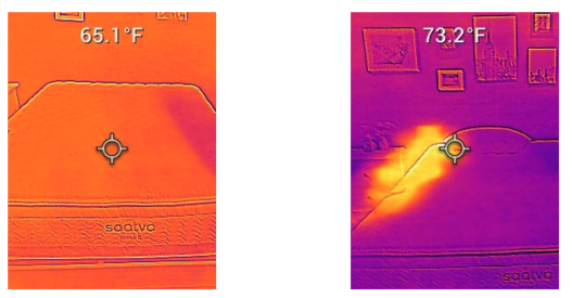 An example of our cooling test