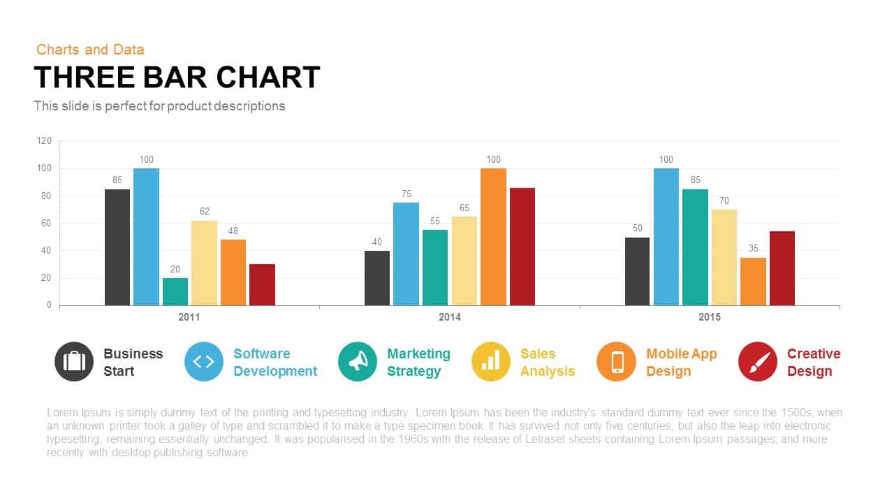 Bar Chart Ppt Template Free - FREE PRINTABLE TEMPLATES