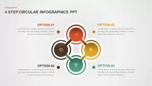 4 Step Circular Diagram for PowerPoint Presentation