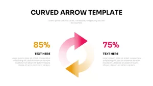 Free Curved Arrows Infographic