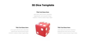 Animated 3D Dice Template, Animated 3D Dice PowerPoint Template, Animated 3D Dice ppt Template, Animated 3D Dice slide, editable 3D Dice Template