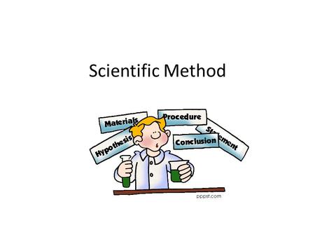 Scientific Method.