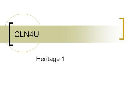 CLN4U Heritage 1 Thoughts Can you think of an act / behaviour that is always wrong? Why is it wrong? Is it wrong in all contexts? Has it always wrong.