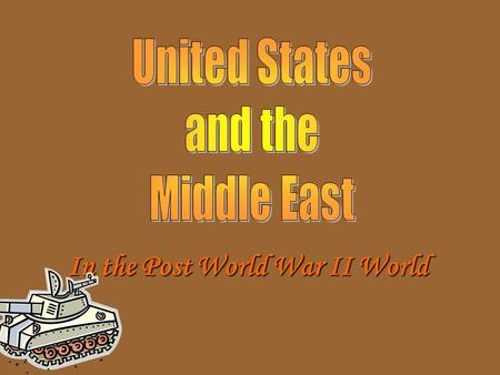 In the Post World War II World. During and after World War II many Jews immigrated to Palestine During and after World War II many Jews immigrated to.