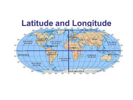 Latitude and Longitude