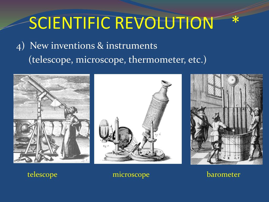 Scientific Revolution Inventions