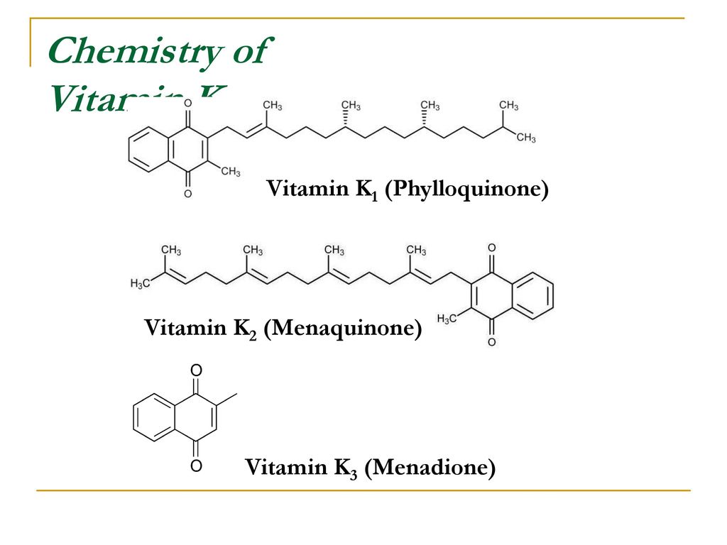 Biochemistry Of Vitamin K Ppt Download