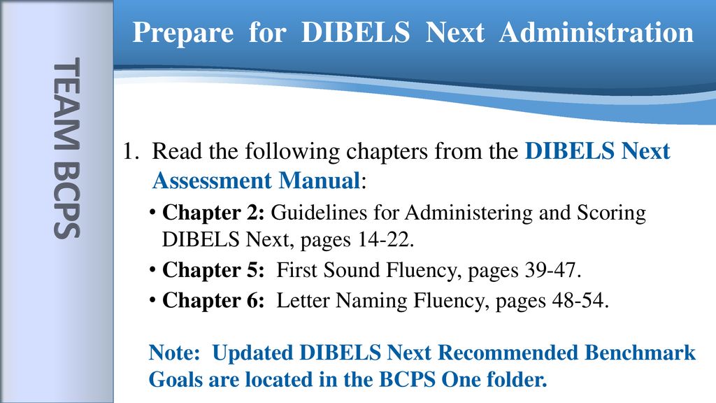 Administration and Scoring of DIBELS Next in Kindergarten - ppt download