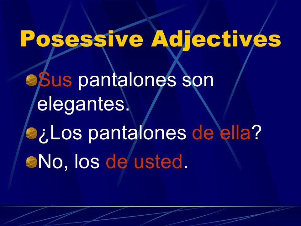 Possessive Adjectives/ Possessive Pronouns - ppt descargar