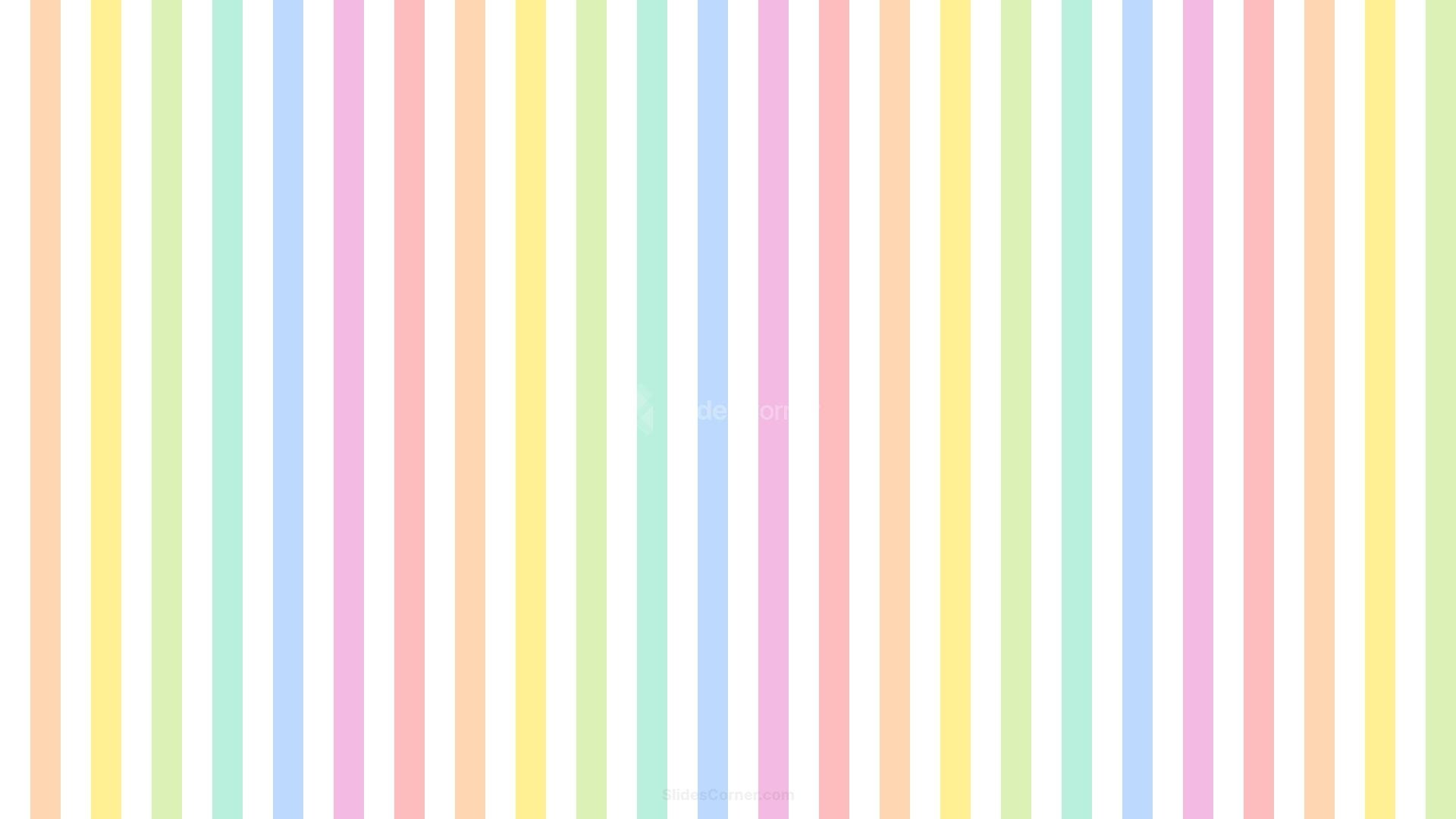 Rainbow Striped Background for PPT & Google Slides