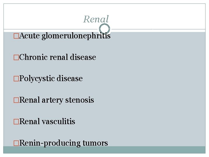 Hypertension Pathogenesis Morphology of the Kidney DR KSHEERA