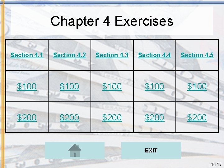 Chapter 4 Exercises Section 4. 1 Section 4. 2 Section 4. 3 Section 4.