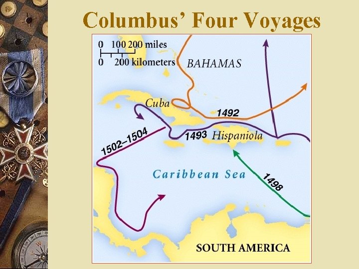 Columbus’ Four Voyages 