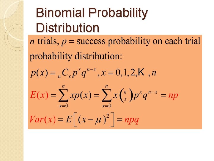 Probability Models Binomial Geometric and Poisson Probability Models