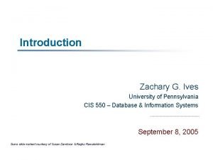 Zachary ives upenn