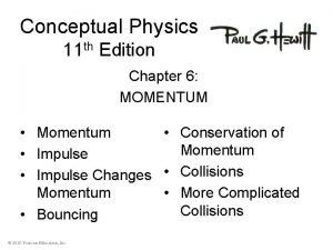 Chapter 6 momentum changing momentum